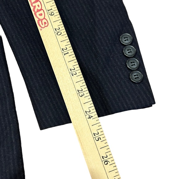 Gieves & Hawkes Luxury Custom Navy Wool/Cashmere Suit Jacket & Pants 48R - Picture 12 of 14